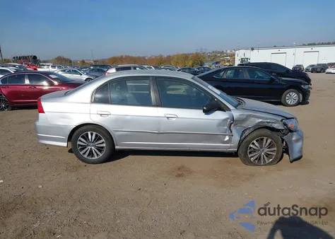 2005 Honda Civic Lx z USA, uszkodzony, nr VIN 2HGES16595H588719